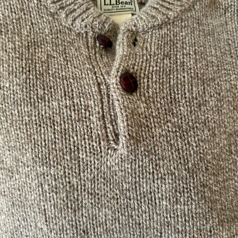 L.L.Bean Lambswool Sweater Size XL/Regular